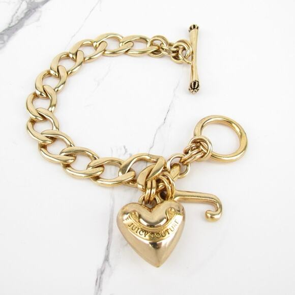 Juicy Couture Jewelry - Juicy Couture Heart Charm Bracelet